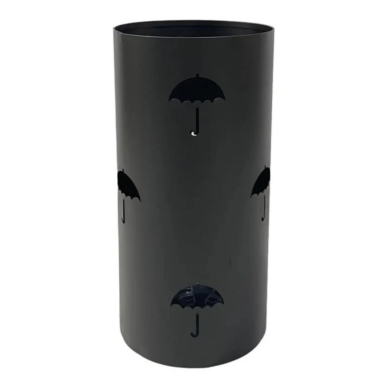 Portaombrelli in Metallo Tondo Rain Tortora 49 cm