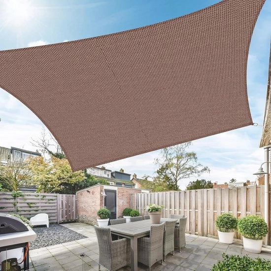Ombrello Rettilineo 2x3m per Giardino, Balcone e Terrazzo - 95% Protezione UV e Stoffa Respirante