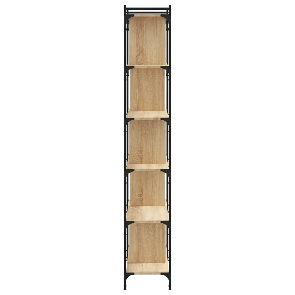 Libreria Rovere Sonoma 6 Ripiani 76x32x192 cm Legno Multistrato 833946