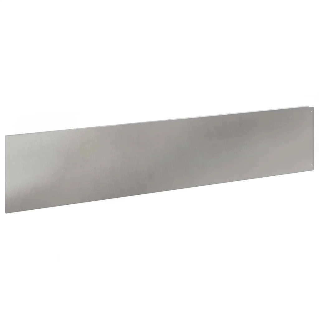 Bordura per Prato 20 pz 100 x 22 cm Acciaio Argento 8008863