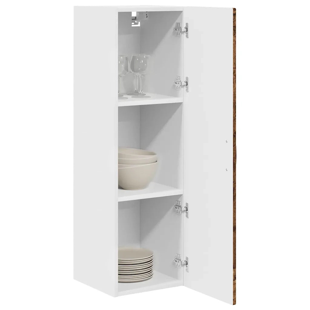 Pensile da cucina | Armadietto a muro PORTO Legno vecchio 30 x 31 x 100 cm
