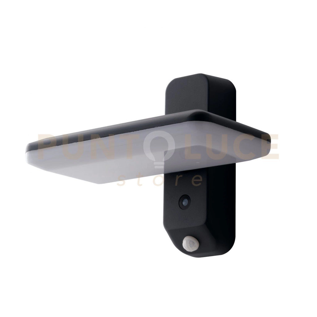PROIETTORE APPLIQUE LED ARGO ANTRACITE 1,8W 130LM 4000K CON PANNELLO SOLARE E SENSORI IP54 25X17,8X20CM