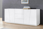 Mobile VEGA L 220 x H 86 x P 43 cm bianco lucido