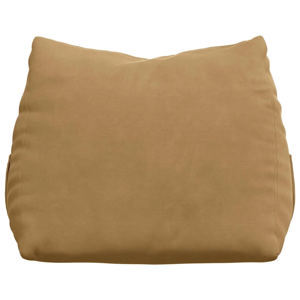 Cuscino per Schiena Marrone 45 x 20 x 35 cm Tessuto in Cords 42015027