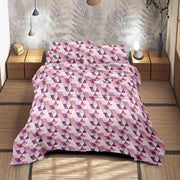 Completo Letto Matrimoniale No Stiro Set Lenzuola In Morbida Microfibra Anallergica Lenzuolo Sotto Con Angoli Elastici Fino 30 Cm, Lenzuolo Teso Sopra 2 Federe Prodotto Italiano  Triangolini