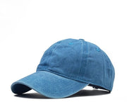 Pet da baseball unisex, esterno, cappello regolabile per adulti, sport, baseballpet cool e moderno per uomini e donne - Blu forato