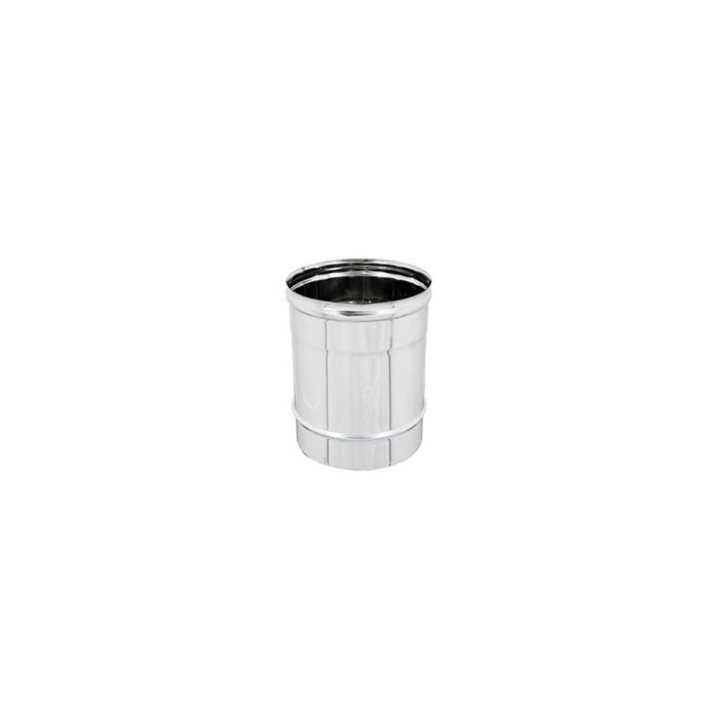 Canna Inox Cm 25 Diametro 80 304L - Zinco Calabria