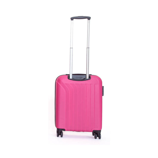 Trolley Valigia Rigido Bagaglio a Mano in ABS 4 TSA Ruote Ravizzoni Cielo Fucsia