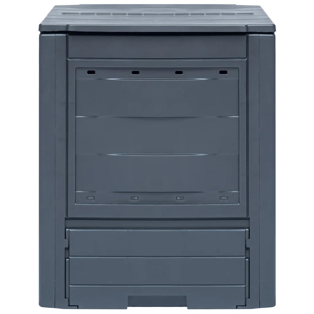 Compostiere per Giardino 2 pz Grigio 60x60x73 cm 520 L CFW7471818