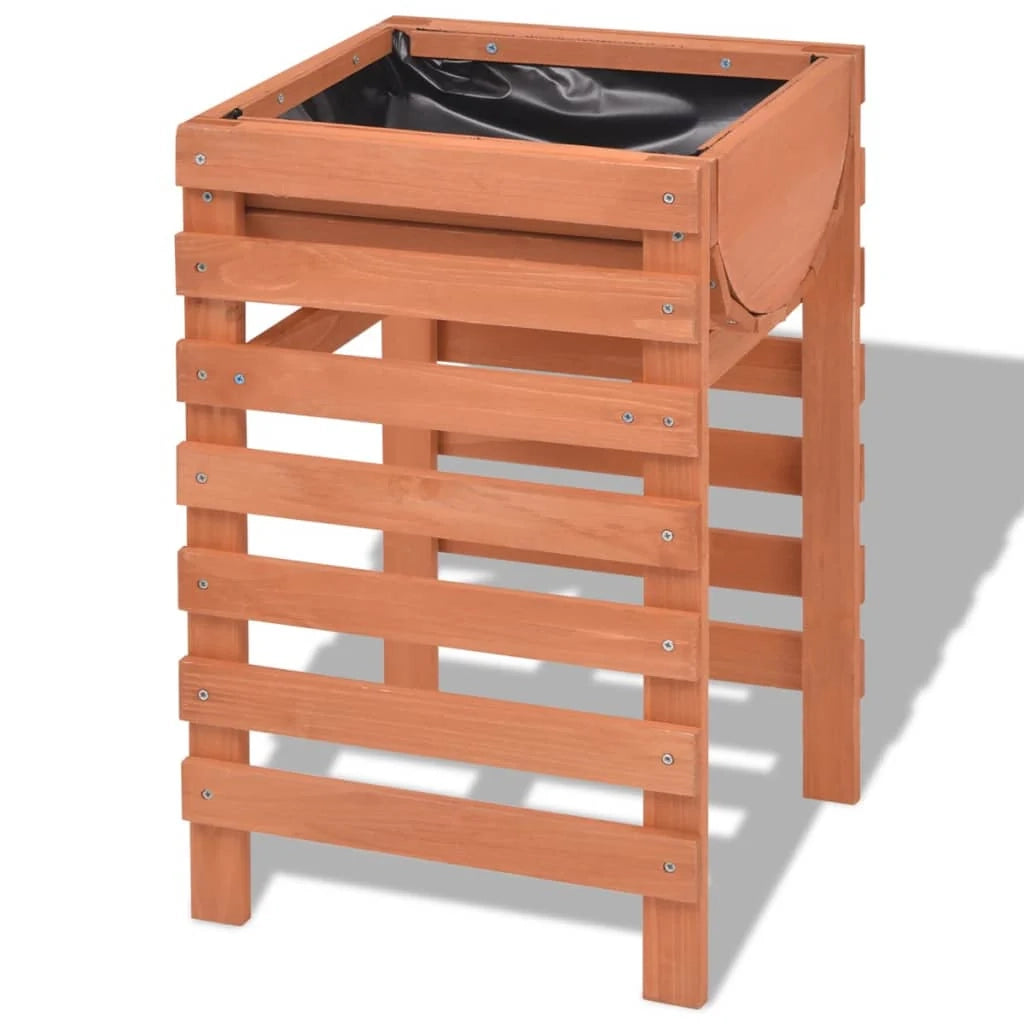 Fioriera 38 x 36 x 60 cm pianta da giardino legno marrone 02_0000804