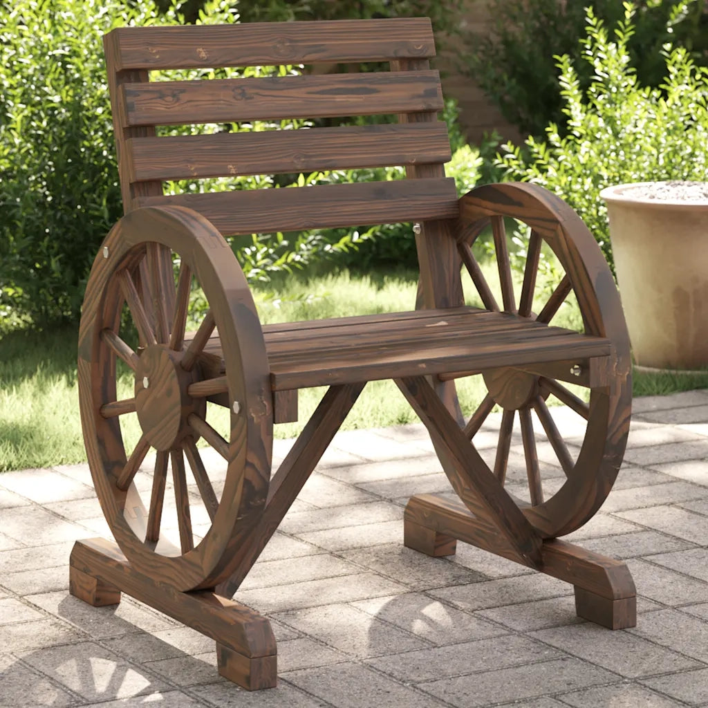 Sedia da patio-Sedie da Giardino 2 pz 58x58x78,5 cm in Legno Massello di Abete 568855
