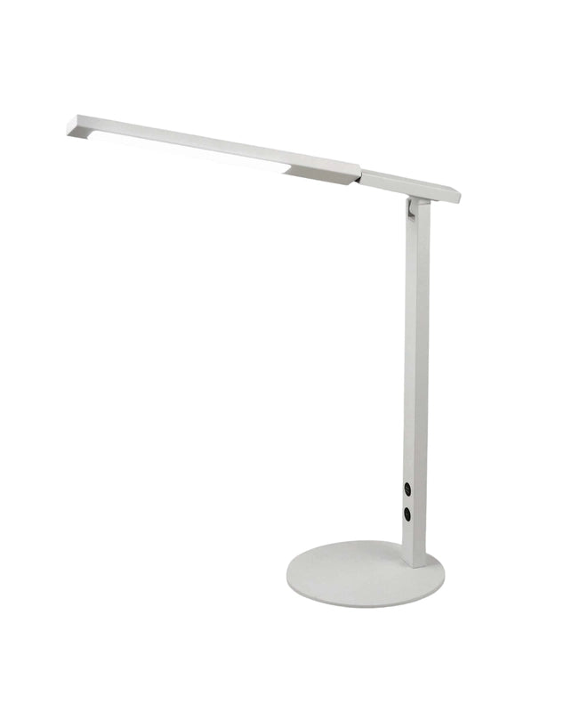Ideal - Lampada da tavolo bianca Fabas Luce - LED Touch integrato 10W dimmerabile CCT (3000K 4000K 5000K 6000K)