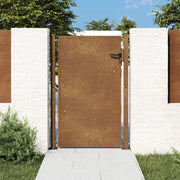 Cancello da giardino 100x125 cm in acciaio Corten 153204