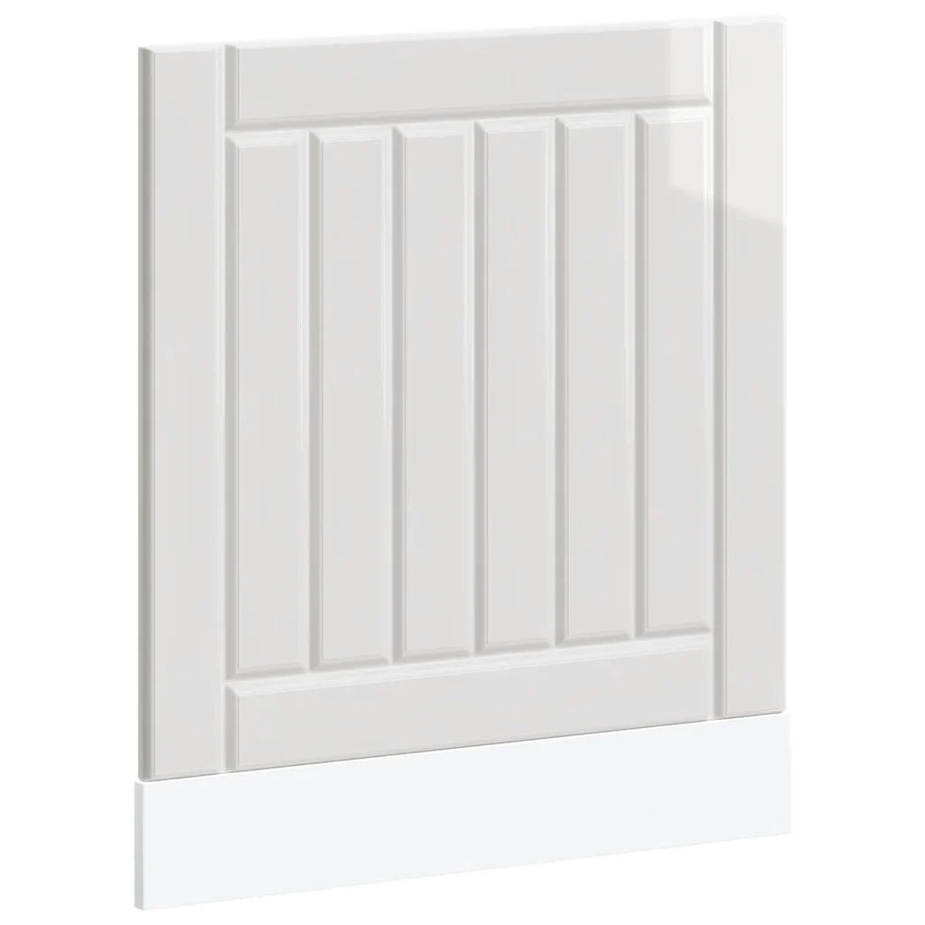 Pannello Lavastoviglie Lucca Bianco Lucido in Legno Multistrato 853899