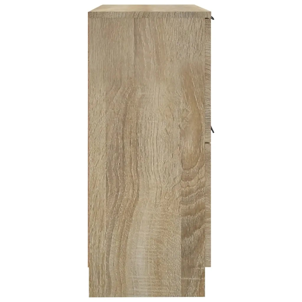 Credenze 2 pz Rovere Sonoma 30x30x70 cm in Legno Multistrato 811176