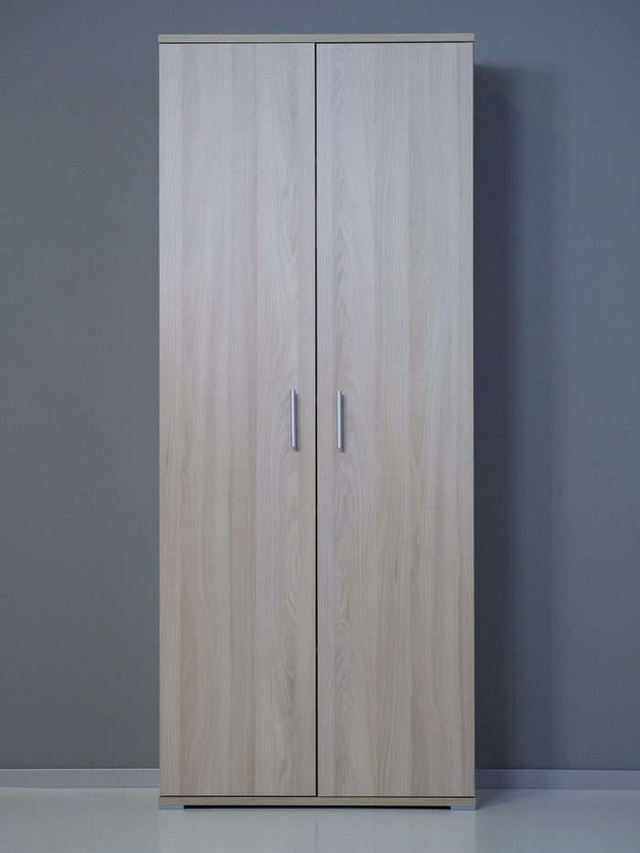 Armadio Portascope 2 Ante 6 Ripiani 72,3x36x177,1 cm in Truciolare Nobilitato Olmo