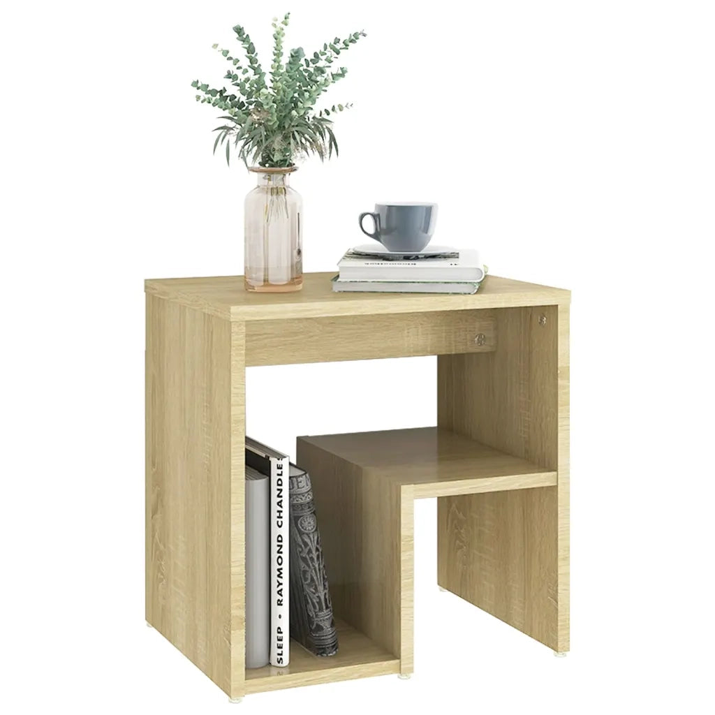 Comodino Rovere Sonoma 40x30x40 cm in Legno Multistrato 806334