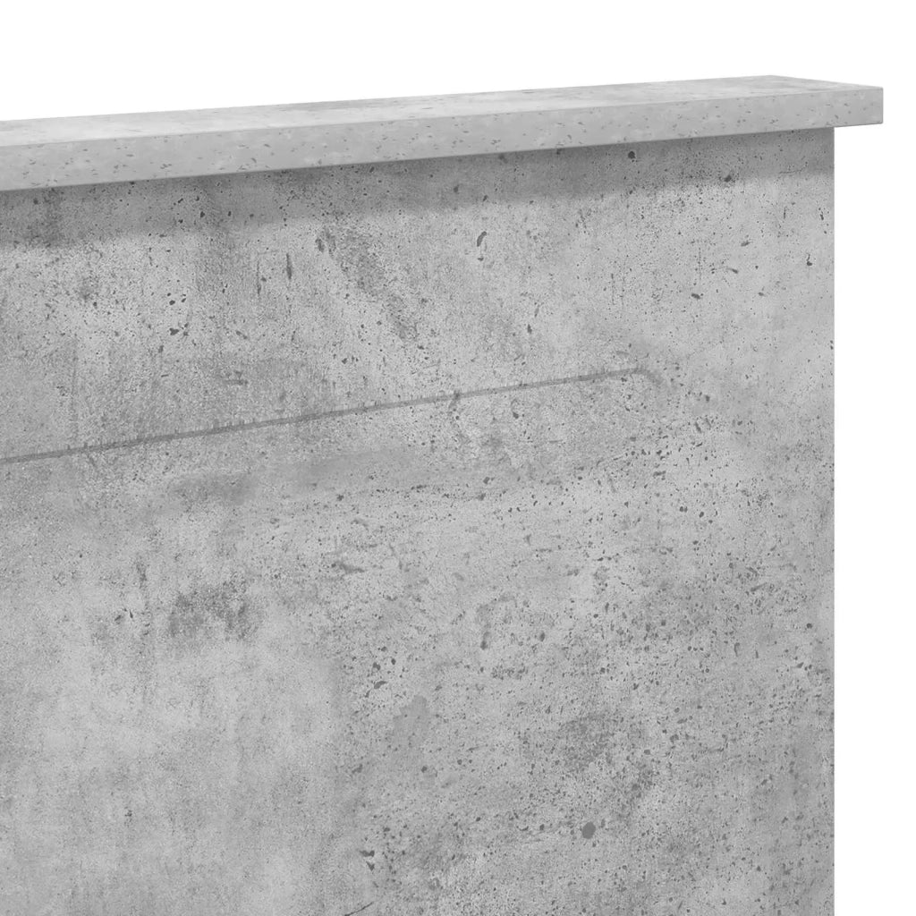 Testiera Grigio Cemento 100 cm Legno ingegnerizzato