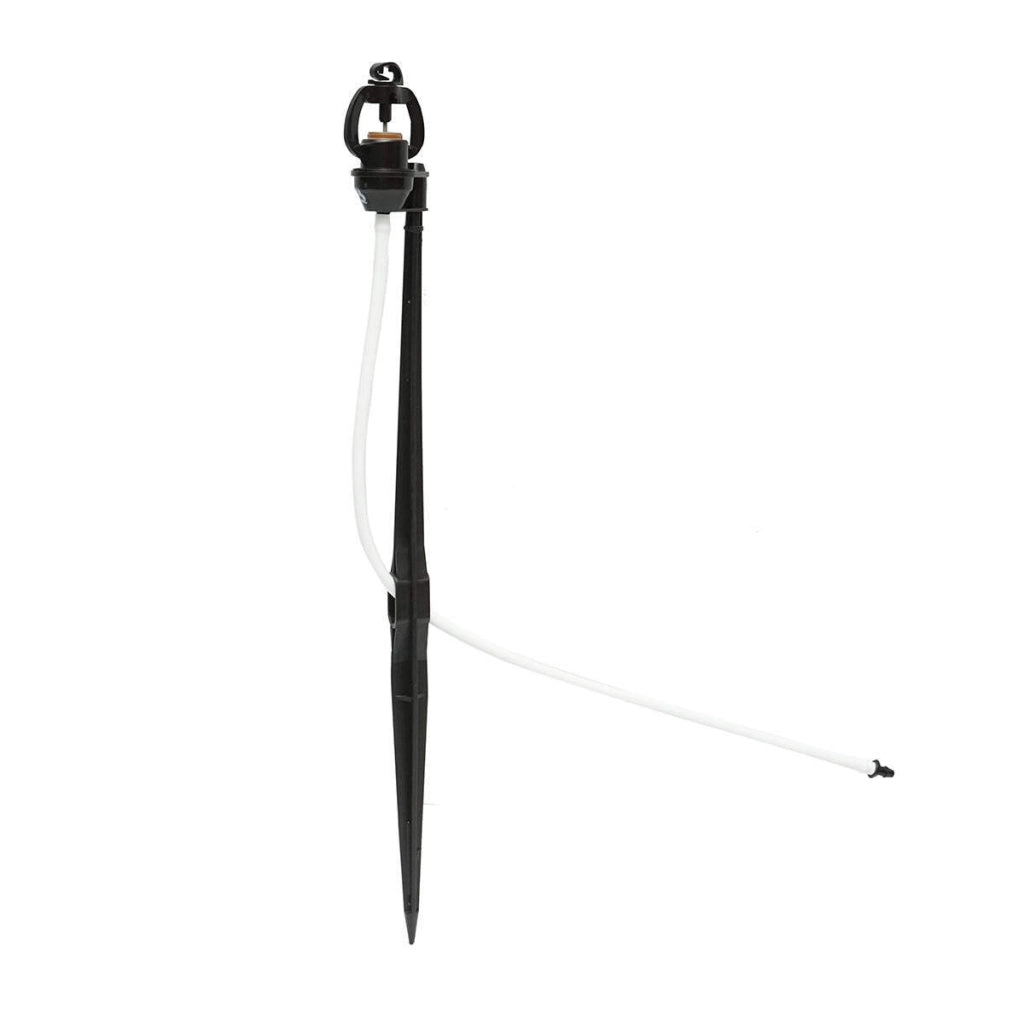 Microaspersore rotativo PC con asta da 40cm, portata 55l/h per sistemi di irrigazione
