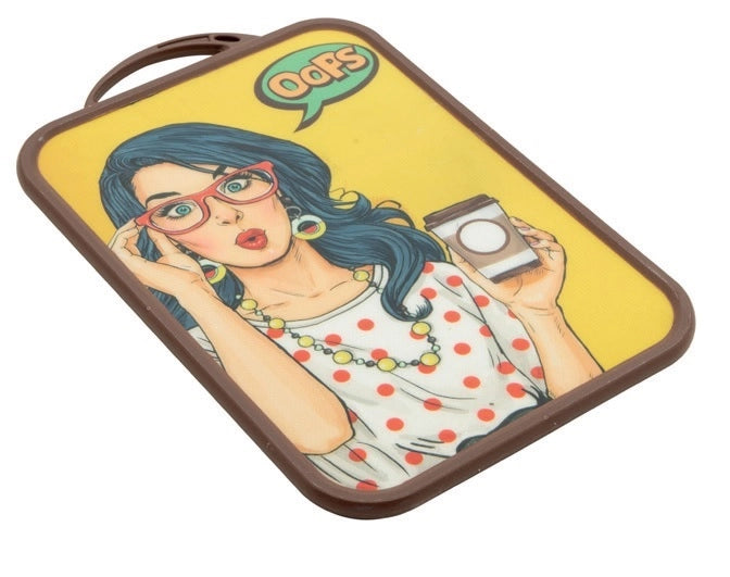Tagliere da Cucina Rettangolare con Manico Ops 25 x 37 cm