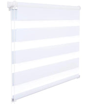 Tenda a rullo giorno e notte Zebra rullo doppio strato 100x220 cm bianco 19_0000853
