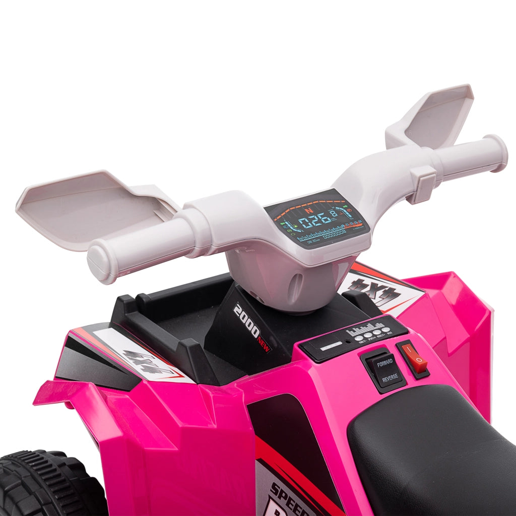 Giroletto Quad Elettrico per Bambini 18-36 Mesi ¨C Zephmum ¨C Rosa 70x41.5x48.5 cm