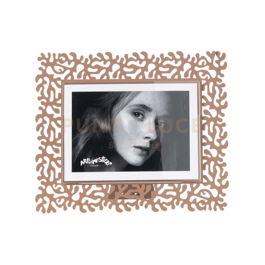 Portafoto Corallo grande orizzontale Mocha mousse