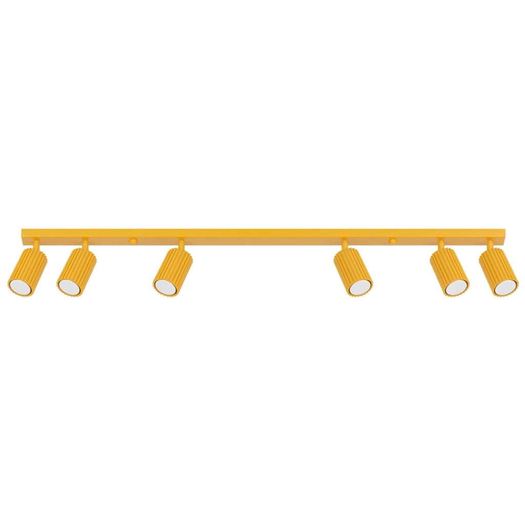 Plafoniera KARBON 6L giallo