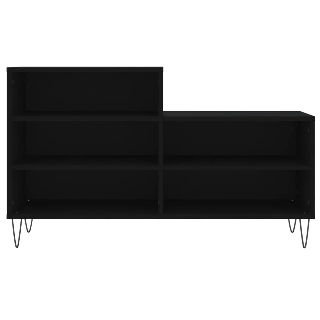Scarpiera mobile contenitore per scarpe mobile per ingresso/corridoio/soggiorno 102 x 36 x 60 cm legno ingegnerizzato nero 02_0021946