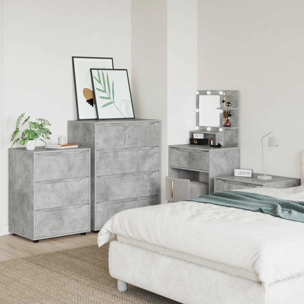 Armadio Grigio cemento 60 x 48 x 81 cm Legno multistrato 888860