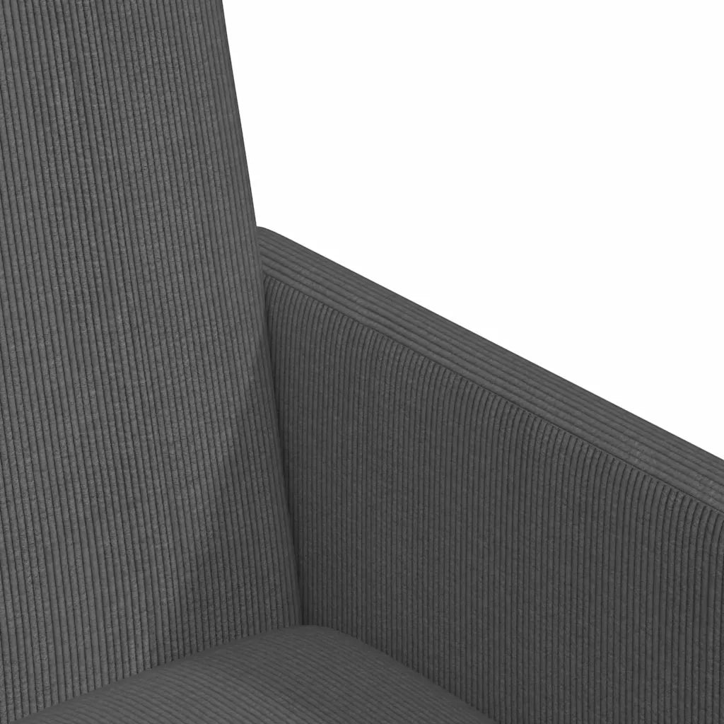 Sedie da Pranzo con Ruote 2 pcs Grigio scuro 57 x 66 x 94 cm 42017802