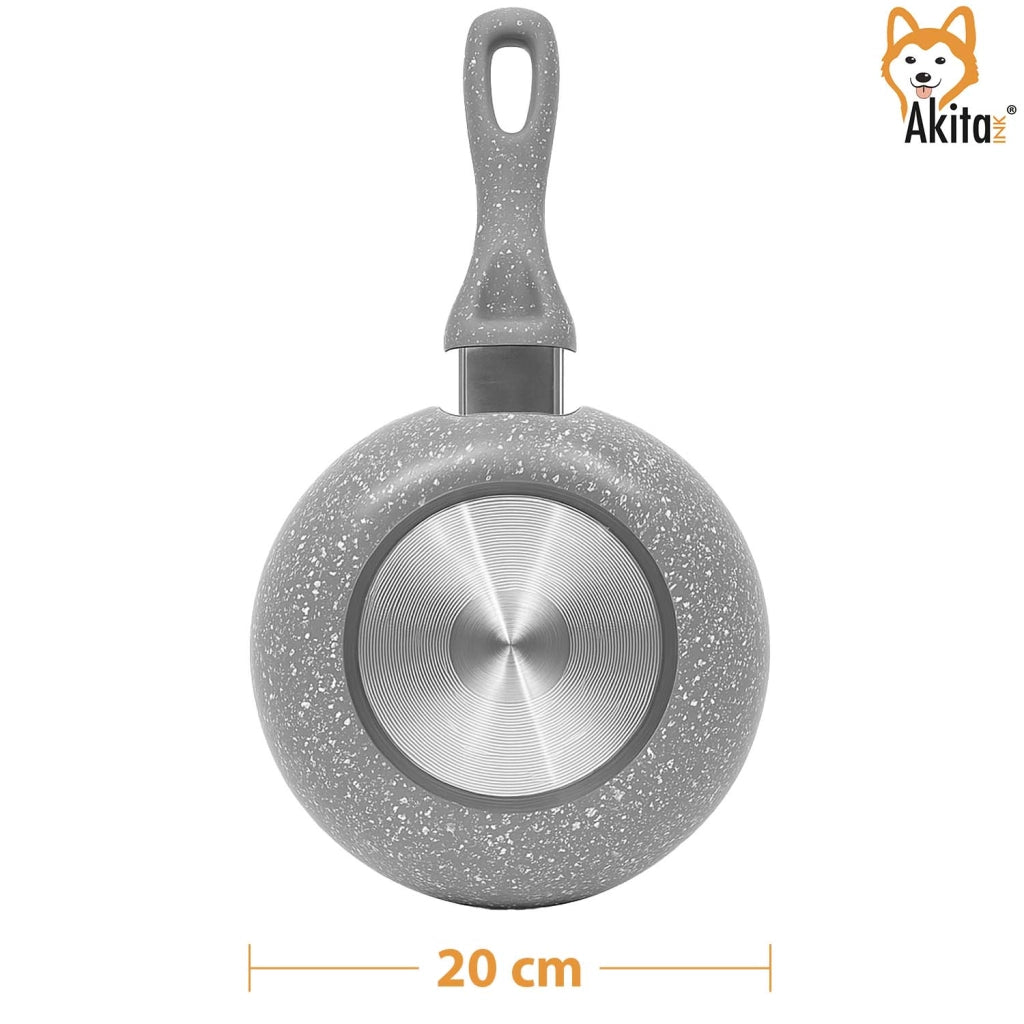 Akitaink Padella Rara 20 cm Effetto Pietra Antiaderente