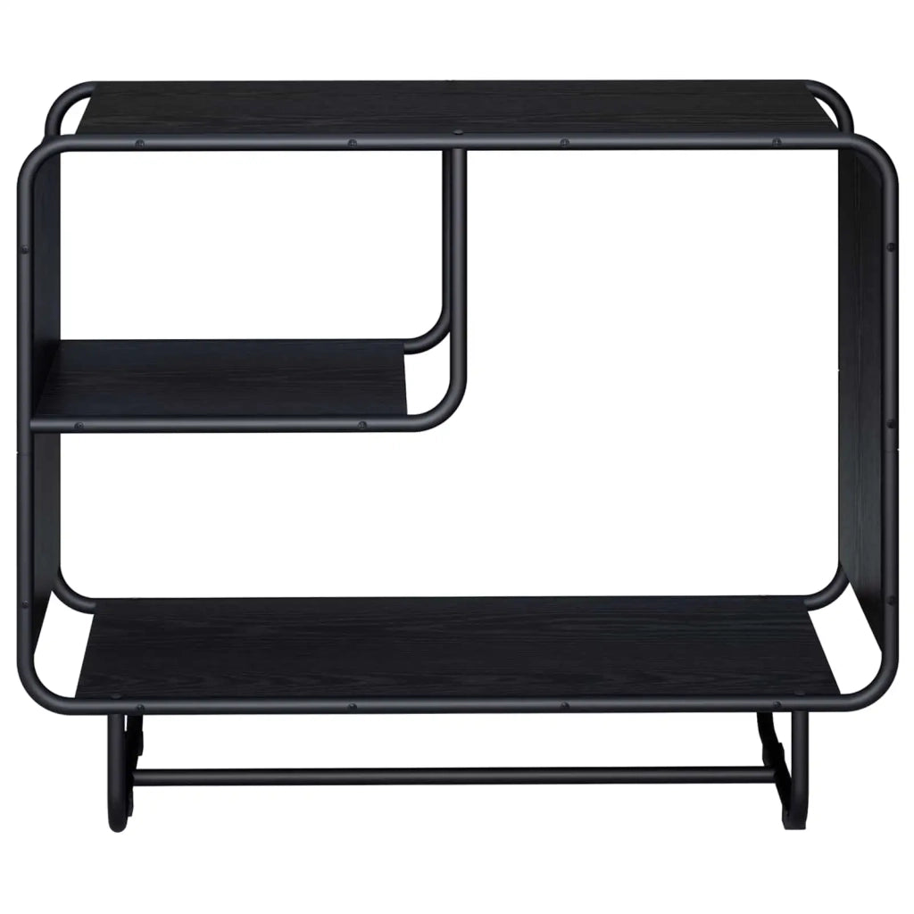Credenza Rovere Nero 80 x 37,5 x 64,5 cm Legno ingegnerizzato 8007930