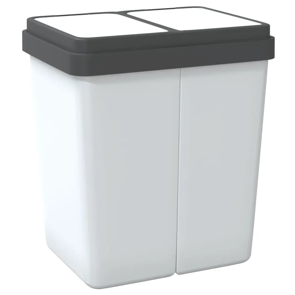 Cestino Doppio Bianco 2x25 L CFW5617535