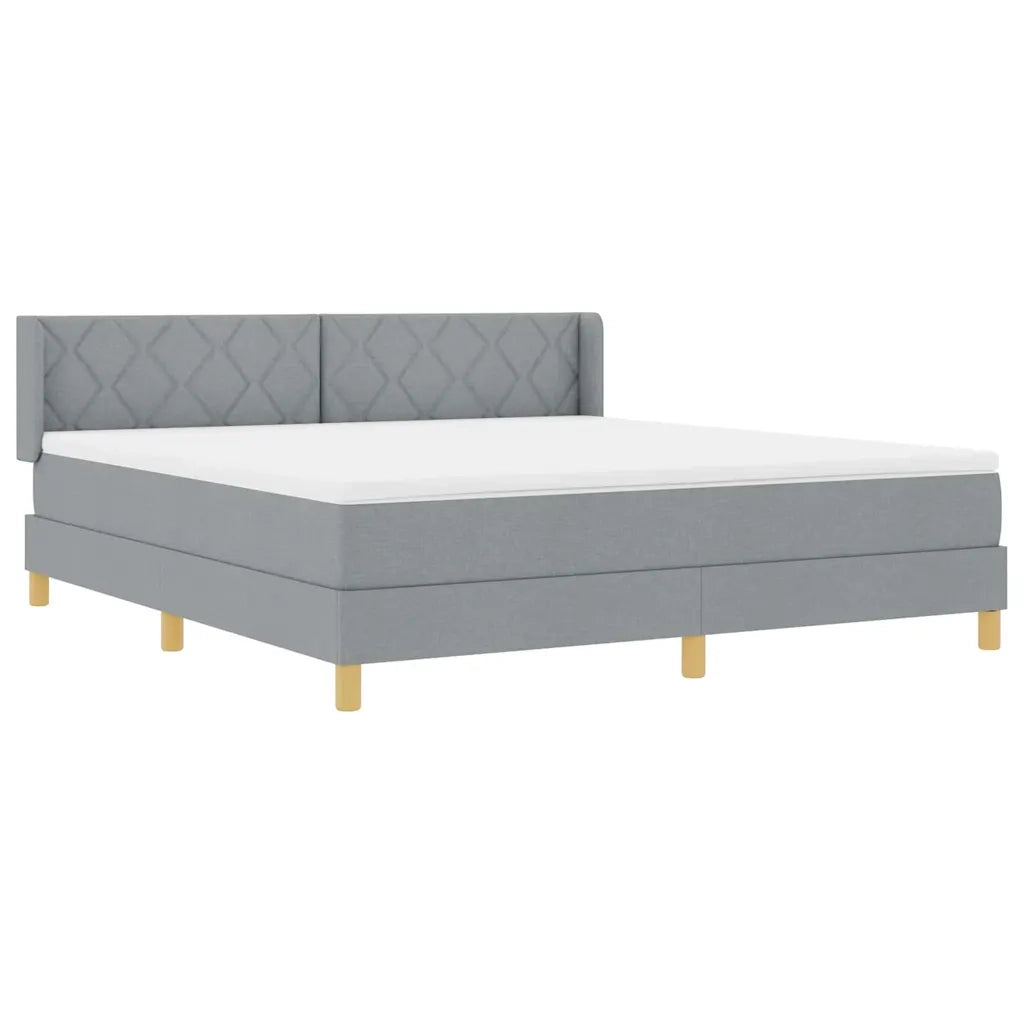 <strong>Letto a Molle< / strong> Grigio chiaro 180 x 200 cm 3341370