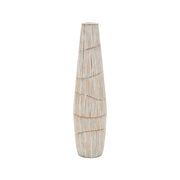 Dadalelo, Vaso Colore Struttura Beige, Bianco Crema