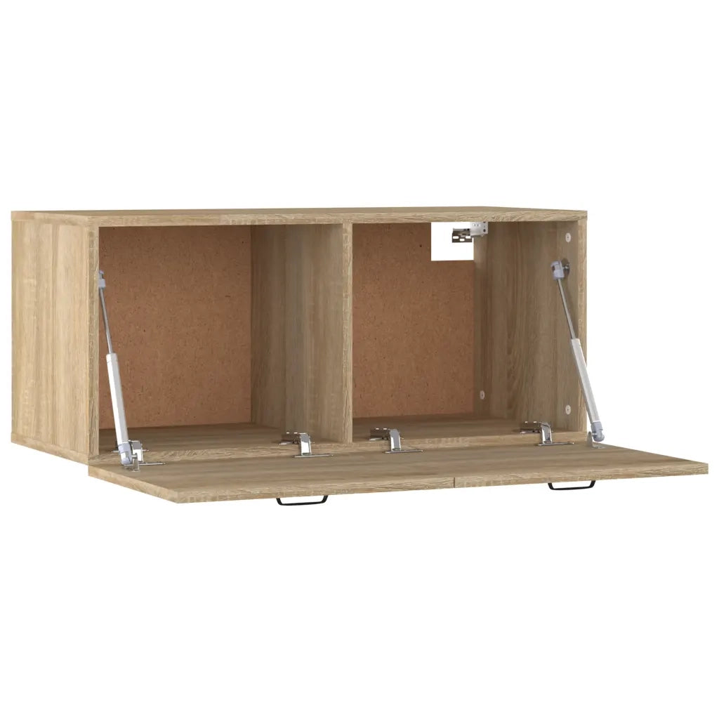 Armadietto a Muro Rovere Sonoma 80x35x36,5 cm Legno Multistrato cod mxl 32801