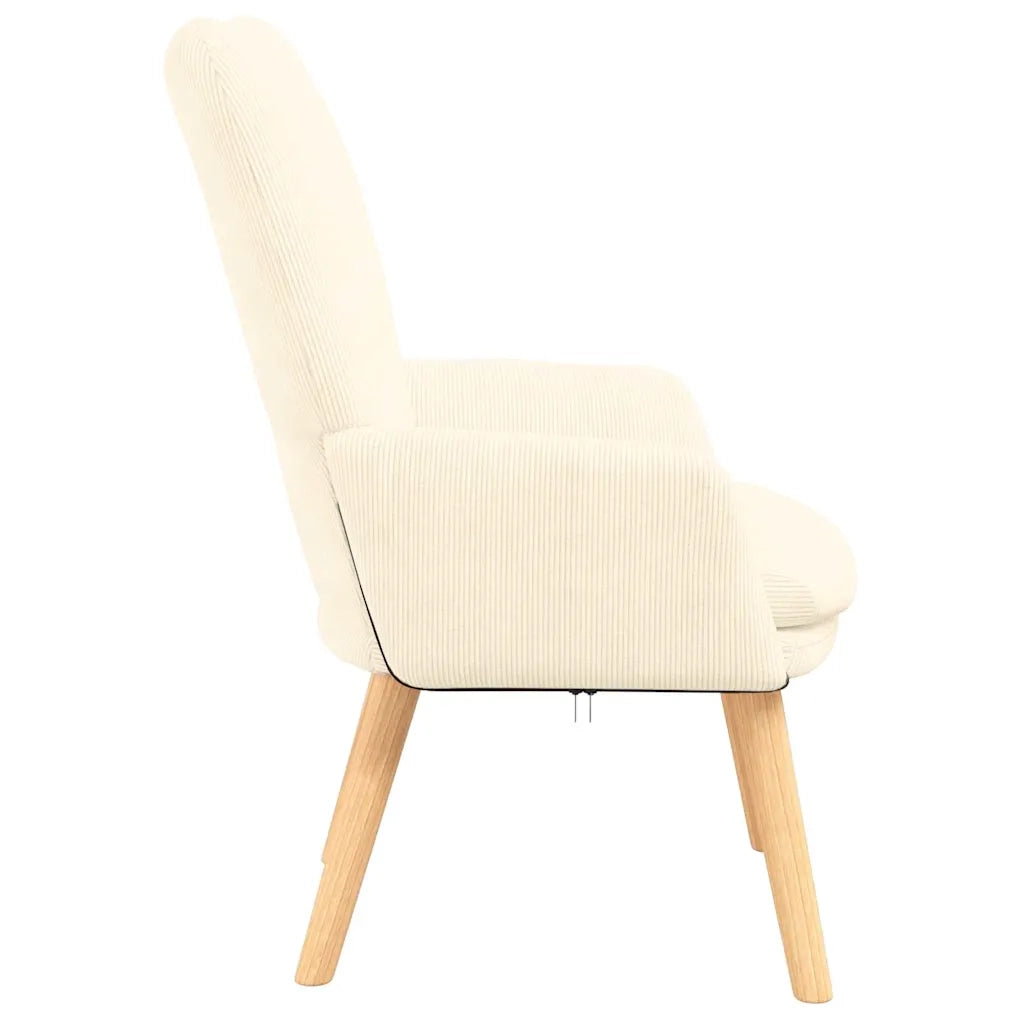 Poltrona-Poltroncina-Divano Sedia Crema 63 x 67 x 94 cm Tessuto