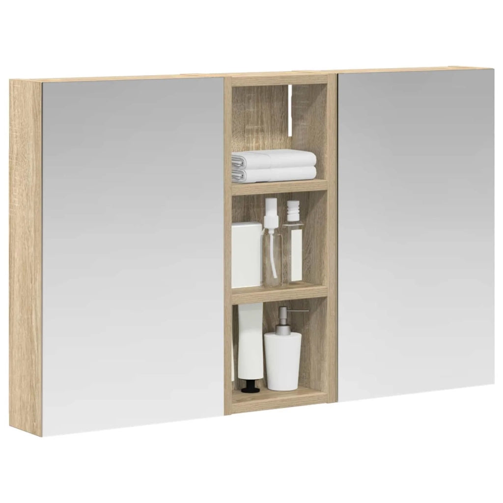 Set di Armadi da Bagno con lo scaffale 3 pcs 80 x 10,5 x 50 cm 3403650