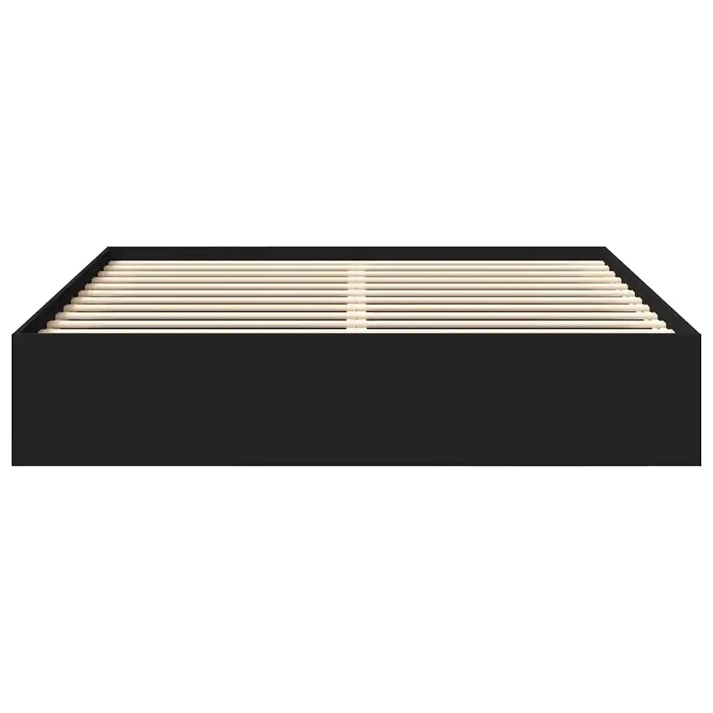 Letto matrimoniale | Letto per adulti | Giroletto Nero 180x200 cm Super King