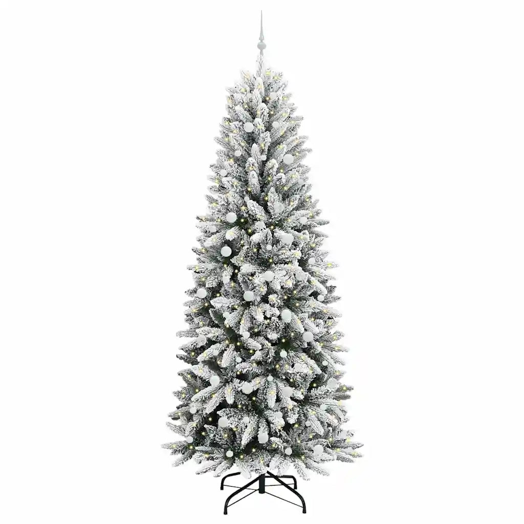 Albero di Natale artificiale con 300 LED Bianco 240 cm 3396072