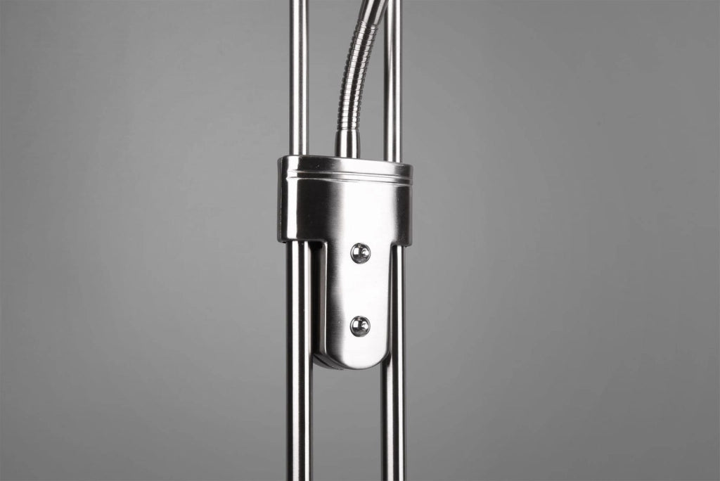 Lampada da terra LED ORSON argento dimmer touch RL