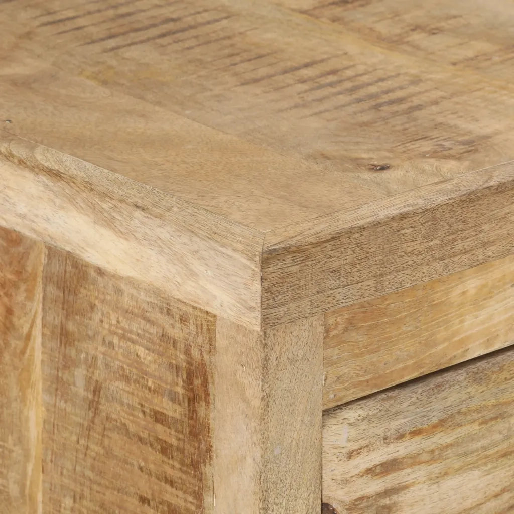 vidaXL Scrivania a Colonna in Legno Massello di Mango 140x50x77 cm