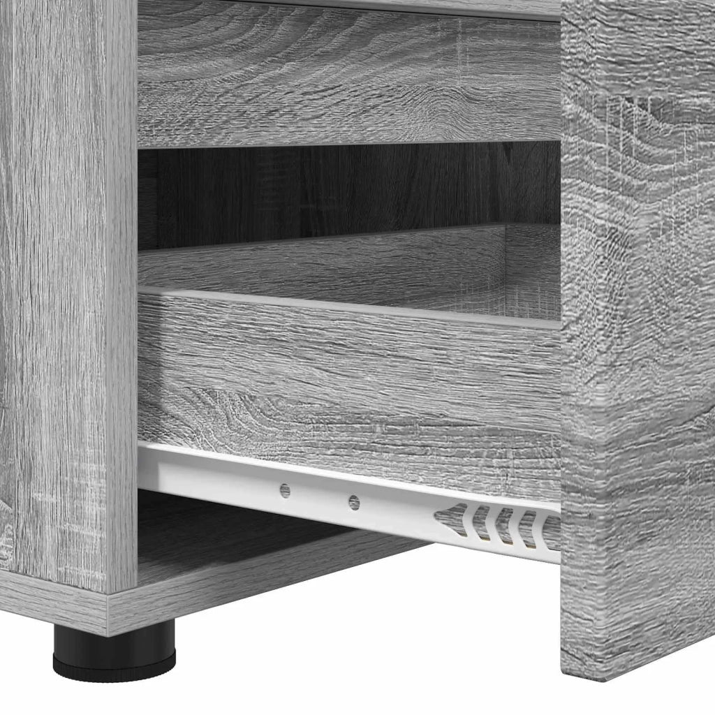 Mobile TV Grigio Sonoma 100 x 48 x 43 cm Legno multistrato 888933