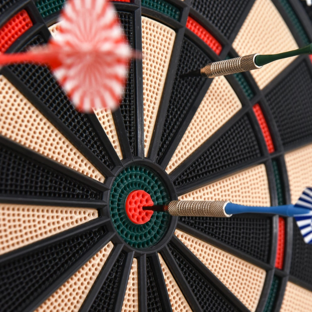 Gioco di freccette elettronico ¨C zephmum ¨C 12 freccette, 27 giochi, 8 giocatori, LED nero