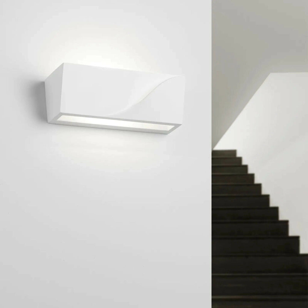 Applique in gesso dal design moderno forma Rettangolare attacco per lampadine G9