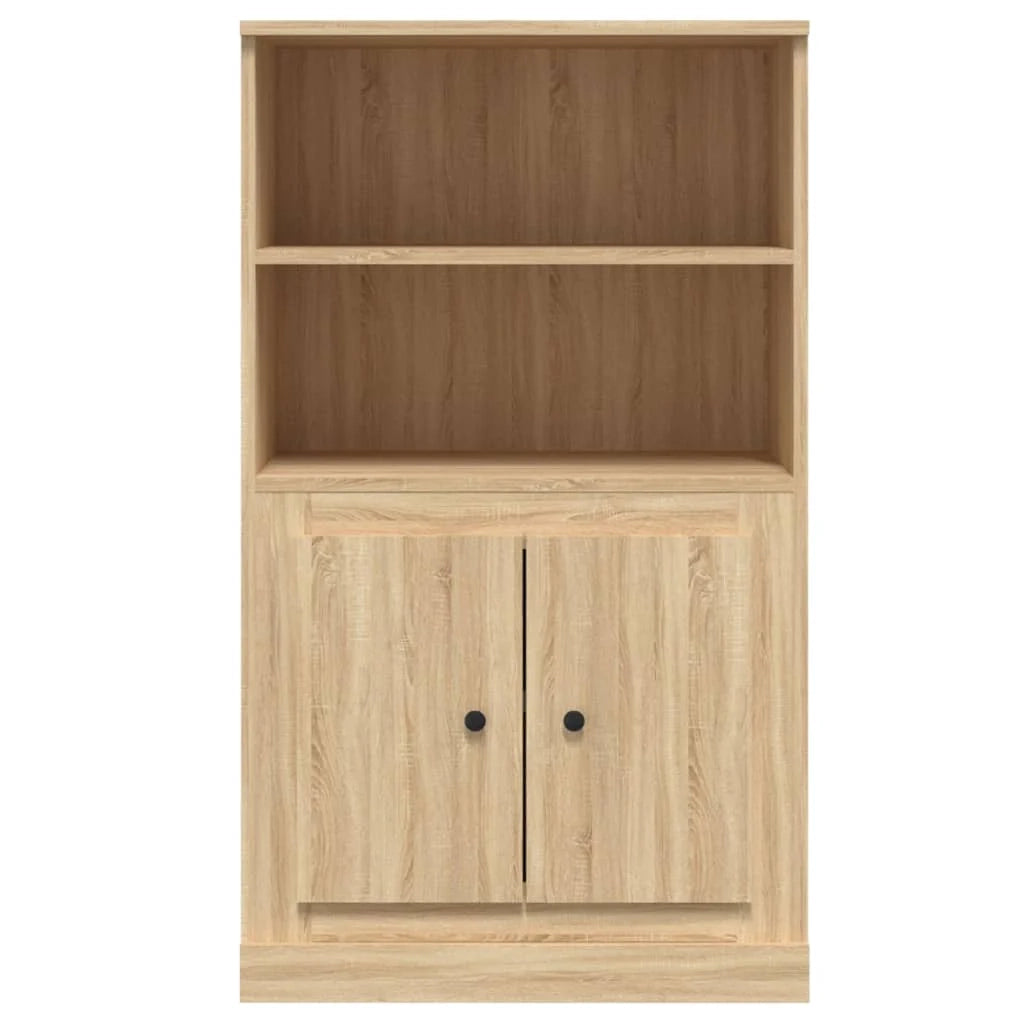Buffet credenza cassettiera armadio mobile contenitore organizer cucina soggiorno salotto rovere Sonoma alto 60 x 35,5 x 103,5 cm legno ingegnerizzato marrone 02_0034076