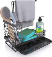 Caddy per Organizzazione della Cucina - Organizzatore Multifunzionale per Asciugamani e Accessori di Pulizia