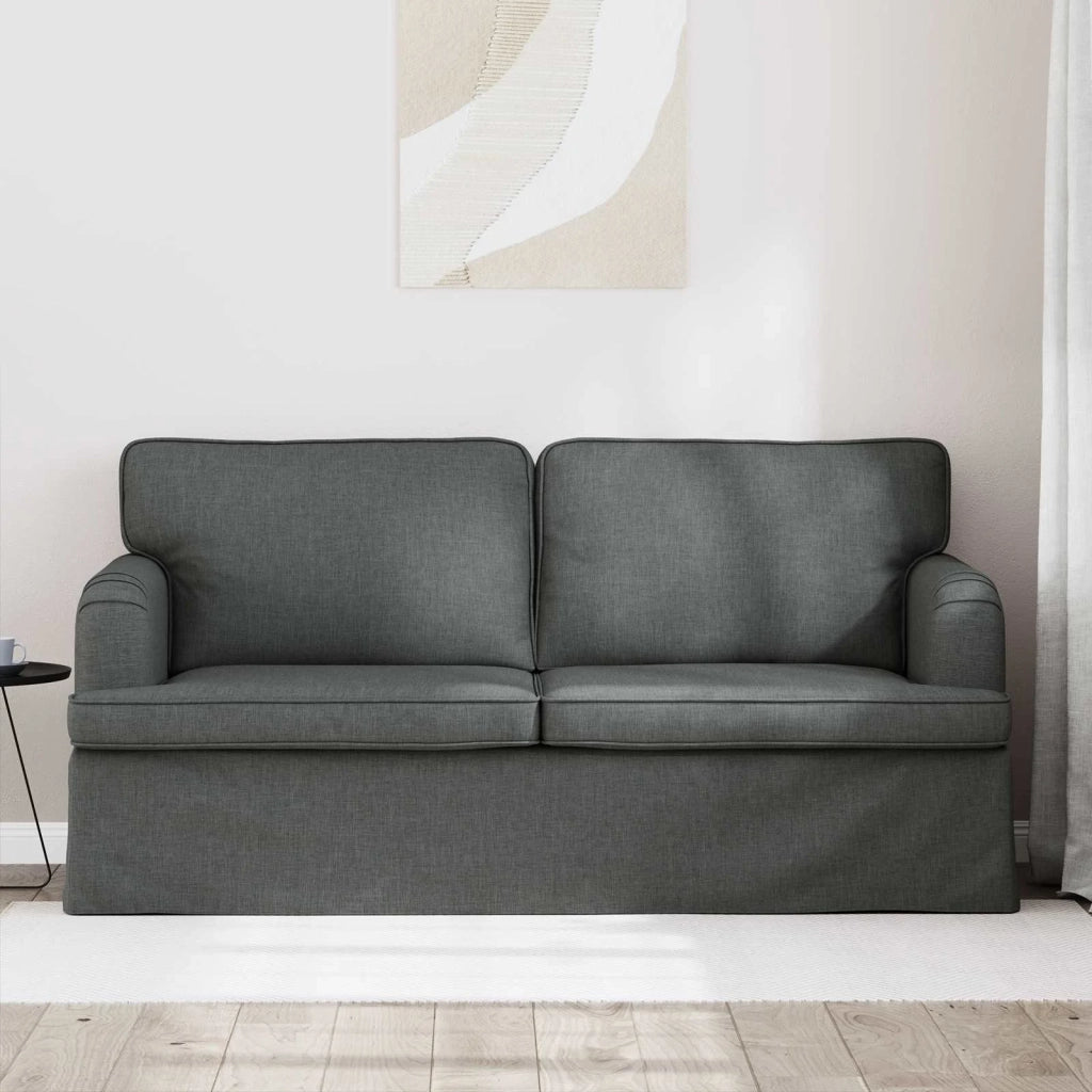 Divano Grigio scuro 162 x 80 x 85 cm Tessuto 42024491