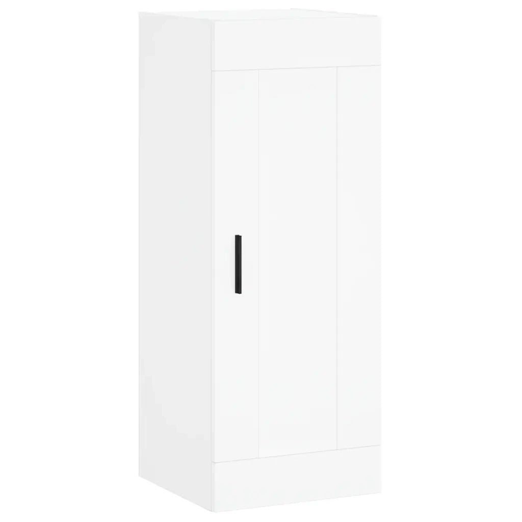 Credenza Bianca 34,5x34x180 cm in Legno Multistrato 3200209